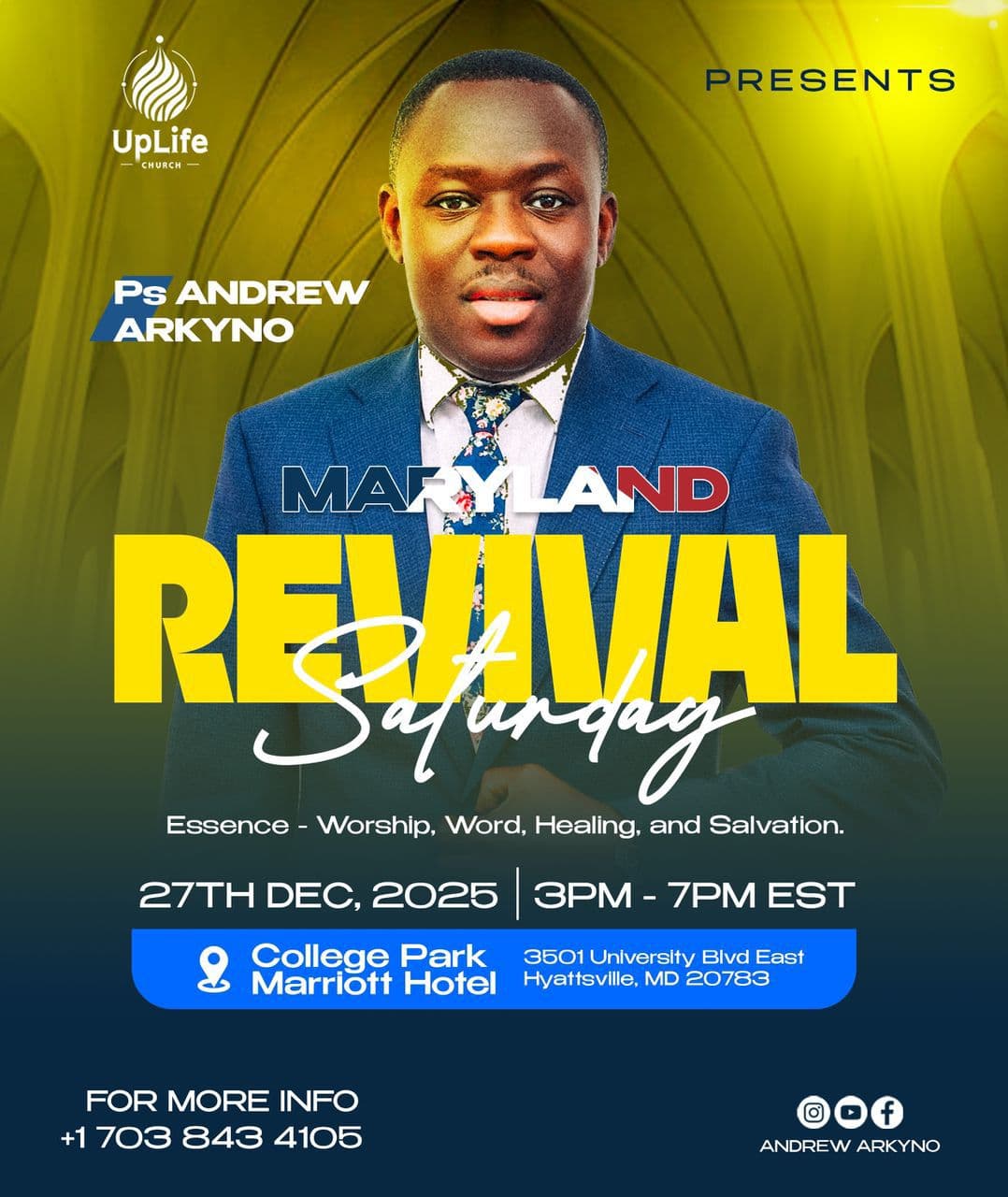 Maryland Revival Saturday